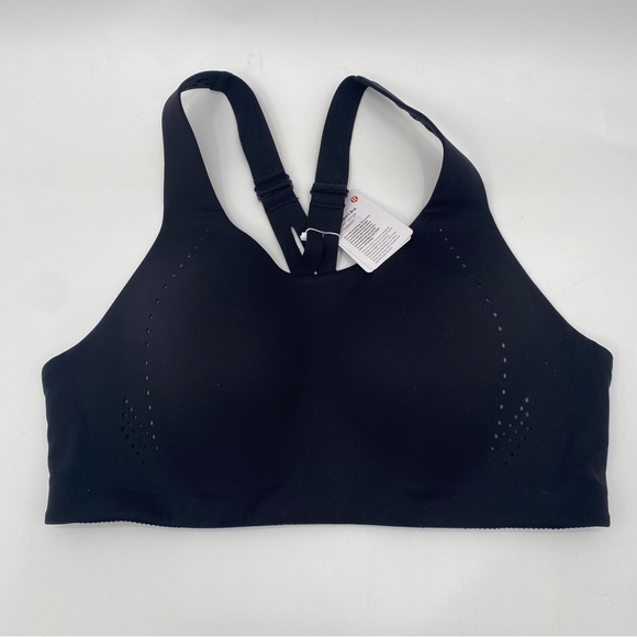 NWT Lululemon AirSupport Bra Black/Asphalt Grey 38C - Picture 2 of 5